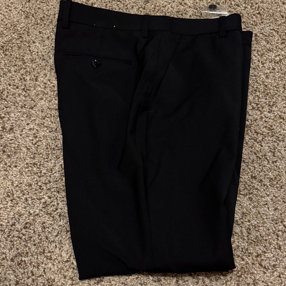 Express men's extra slim modern tech washable wool blend suit pant
